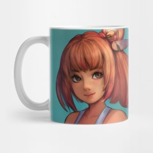 Cute Red Hair Anime Girl Mug